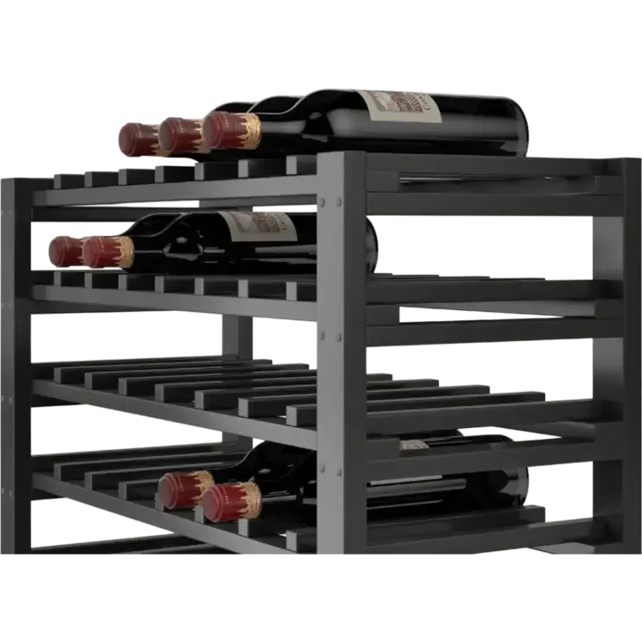 Eliza Vinreol i sort træ- 64 flasker