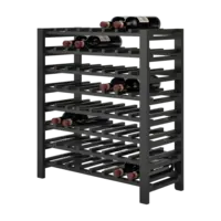 Eliza Vinreol i sort træ- 64 flasker